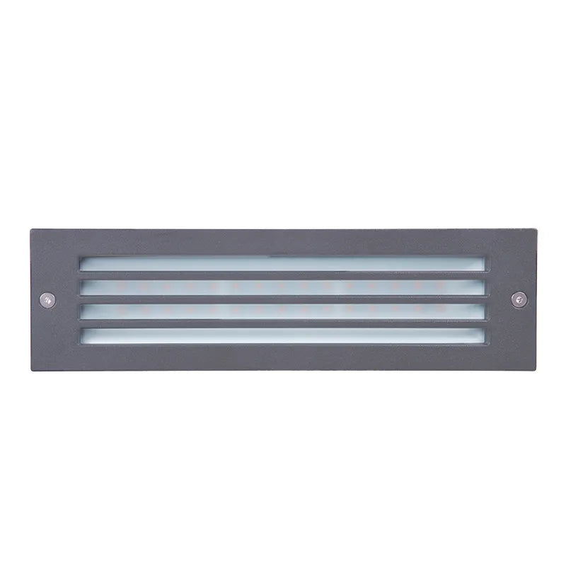 Commercial Large Wall/Step Lights, 470 Lumens, 10W, CCT Selectable, 120-277V, Black or Gray