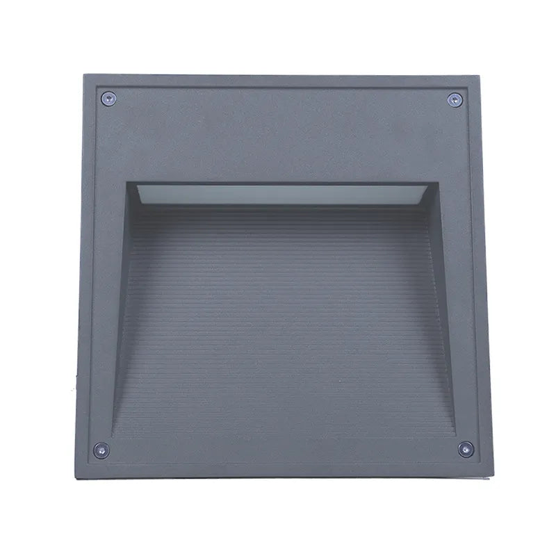 Commercial Large Wall/Step Lights, 925 Lumens, Wattage and CCT Selectable, 120-277V, Black or Gray