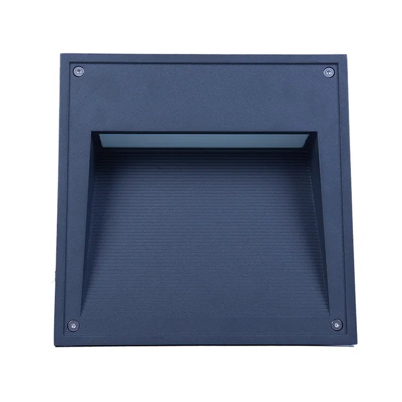 Commercial Large Wall/Step Lights, 925 Lumens, Wattage and CCT Selectable, 120-277V, Black or Gray