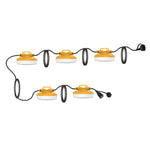 2 Wire Economy Construction String Lights, 6000 Lumens, 5x10W, 5000K, 120-277V