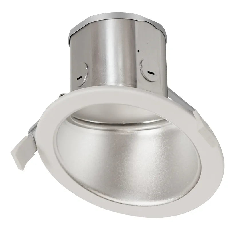 6" LED Commercial Recessed Light, 15W, 3000K, 4000K, 5000K, 120-277V, Haze or White Finish