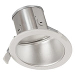 6" LED ROUND COMMERCIAL RECESSED LIGHT, 3200 LUMEN MAX, WATTAGE AND CCT SELECTABLE, 120-277V, HAZE OR WHITE