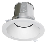 6" LED ROUND COMMERCIAL RECESSED LIGHT, 3200 LUMEN MAX, WATTAGE AND CCT SELECTABLE, 120-277V, HAZE OR WHITE