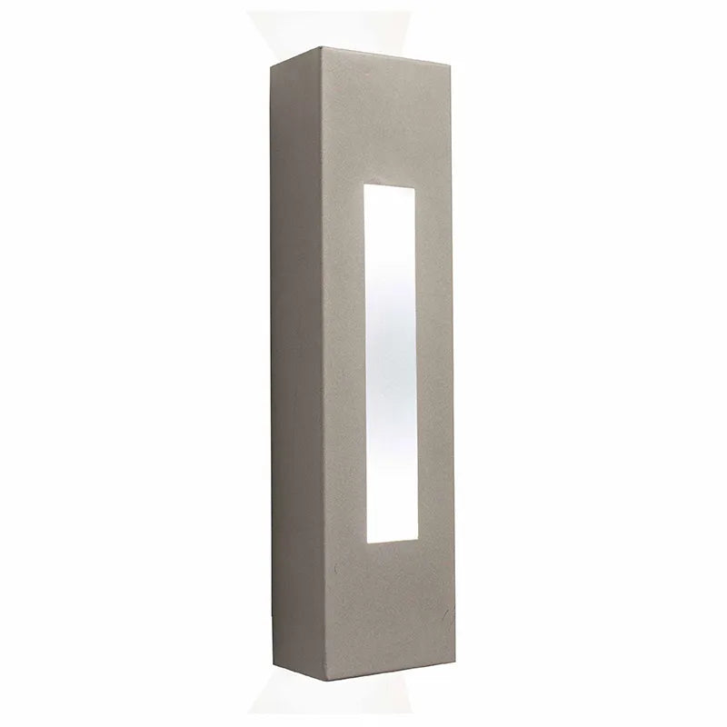 Crest LED Wall Sconces, 3000K, 4000K, or 5000K, 100-277V, Silver Finish