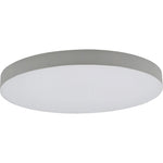 Round Edge-Less Architectural Flush Mount Ceiling Light, 2100 Lumens, 30W, CCT Selectable, 120-277V