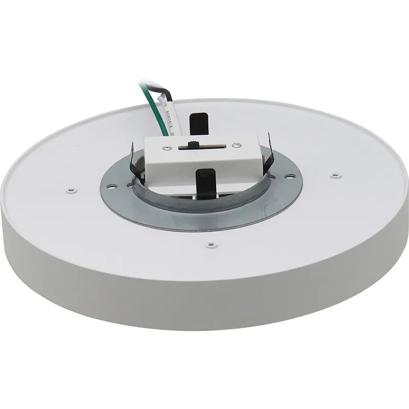 Round Edge-Less Architectural Flush Mount Ceiling Light, 1050 Lumens, 15W, CCT Selectable, 120-277V