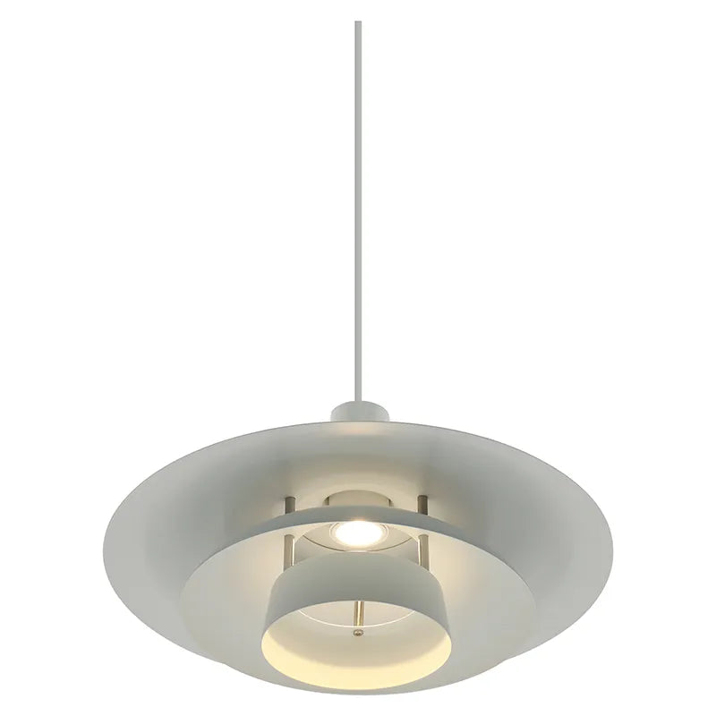 2" Modern Designer LED Pendant, 500 Lumens, CCT Selectable, 10W, White or Black Gold Finish