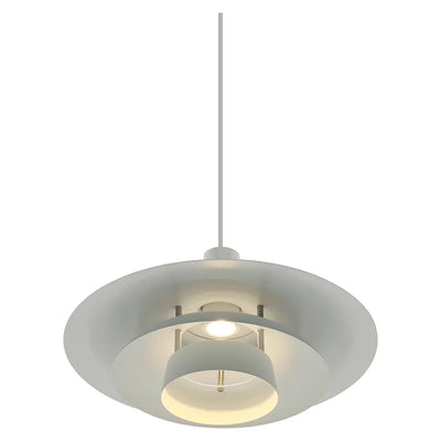 2" Modern Designer LED Pendant, 500 Lumens, CCT Selectable, 10W, White or Black Gold Finish