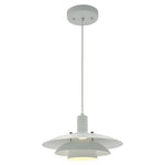 2" Modern Designer LED Pendant, 500 Lumens, CCT Selectable, 10W, White or Black Gold Finish