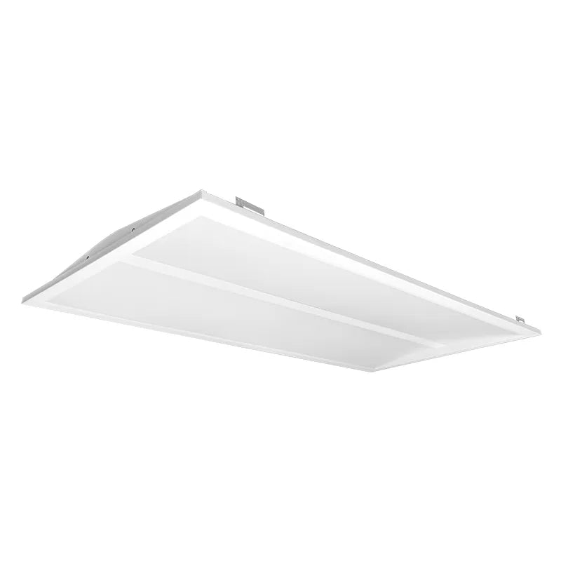 2x4 Architectural Sloped-Lens Troffer, 6250 Lumen Max, Wattage and CCT Selectable, 120-277V