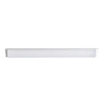 4PK 4FT Premium Strip-Light LED Retrofit Kit with Lens, 5080 Lumen Max, Wattage and CCT Selectable, 120-277V