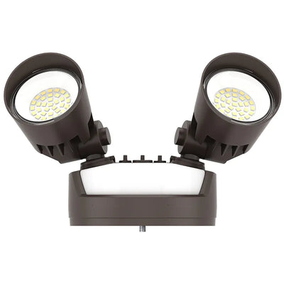 X-Gen Advance Security Lights with PIR Sensor, 3250 Lumens, Wattage and CCT Selectable, 120V, Bronze, White or Black Finish