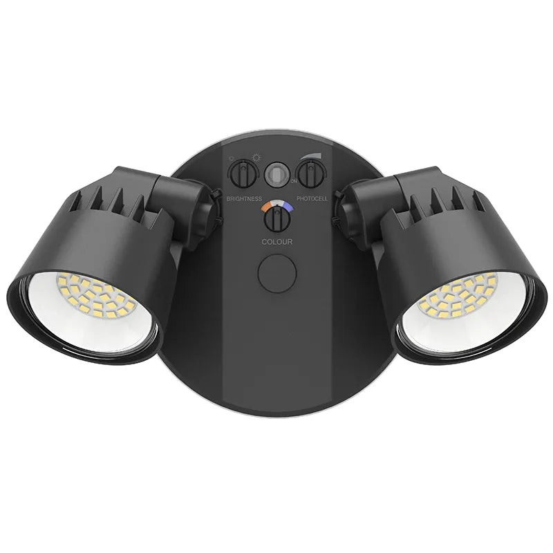 X-Gen Advance Security Lights, 3250 Lumens, Wattage and CCT Selectable, 120V, Bronze, White or Black Finish