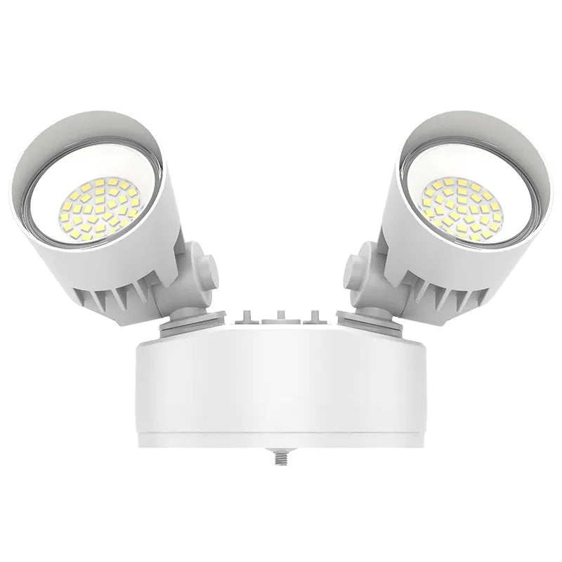 X-Gen Advance Security Lights, 3250 Lumens, Wattage and CCT Selectable, 120V, Bronze, White or Black Finish