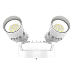 X-Gen Advance Security Lights with PIR Sensor, 3250 Lumens, Wattage and CCT Selectable, 120V, Bronze, White or Black Finish