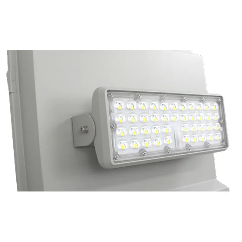 Smart Integrated Solar Street and Flood Light, 10,000 Lumens, 50W, 3000K or 5000K