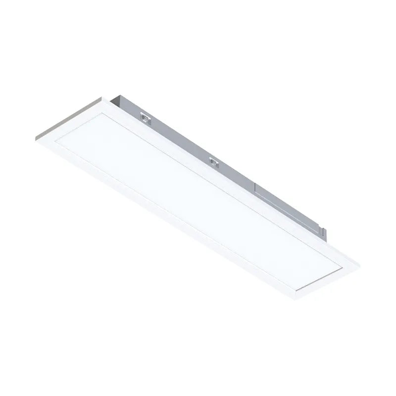 2FT, 6" Wide Slot Recessed Commercial Linear Lights, 2200 Lumen Max, Wattage and CCT Selectable, 120-277V