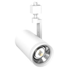 LED Track Head, 1800 Lumen Max, CCT and Wattage Selectable, White or Black Finish, 120-277V