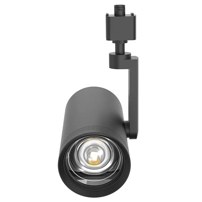 LED Track Head, 1800 Lumen Max, CCT and Wattage Selectable, White or Black Finish, 120-277V