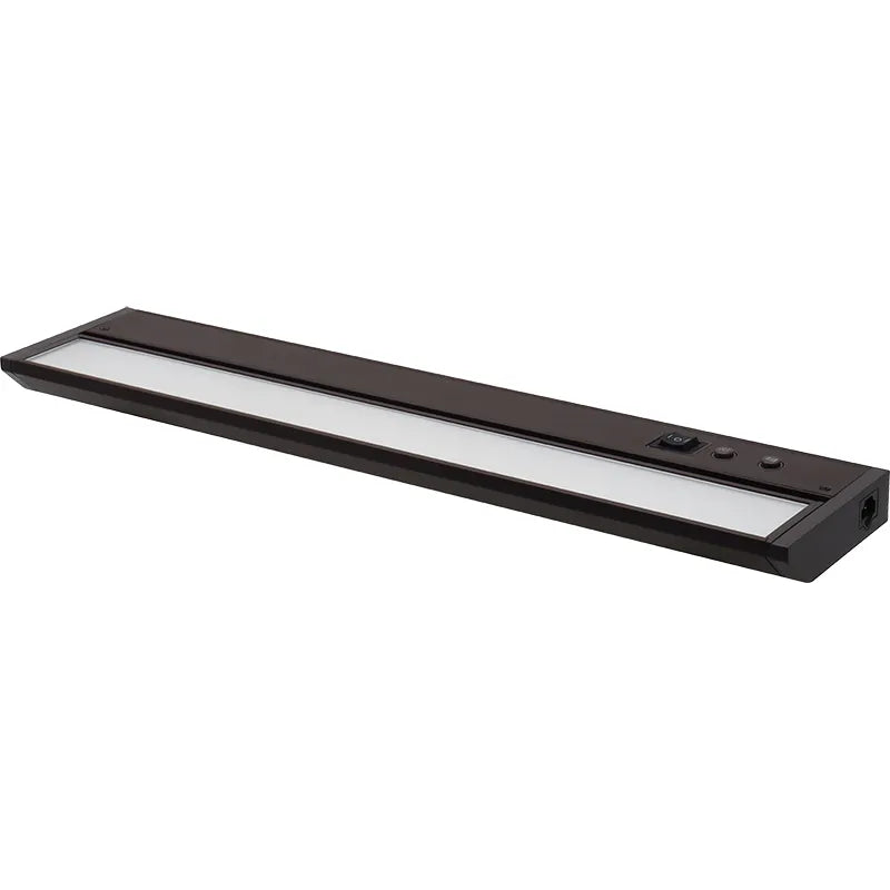 18in RGBW Under Cabinet Light, 8W, CCT Selectable, 120V, Bronze or White Finish