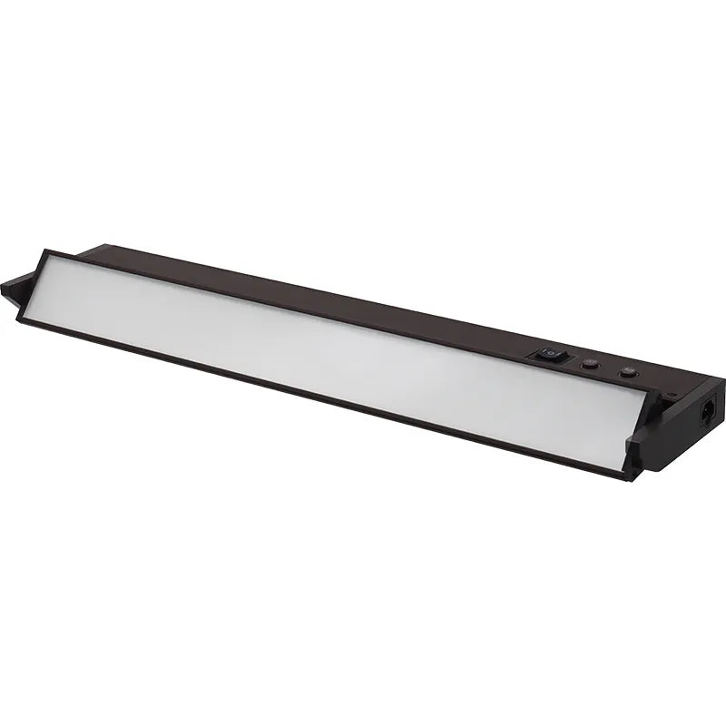 24in RGBW Under Cabinet Light, 12W, CCT Selectable, 120V, Bronze or White Finish