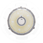 LED Sensor Ready UFO High Bay, 29,900 Lumen Max, Wattage Selectable and CCT Selectable, 120-277V, Black or White Finish