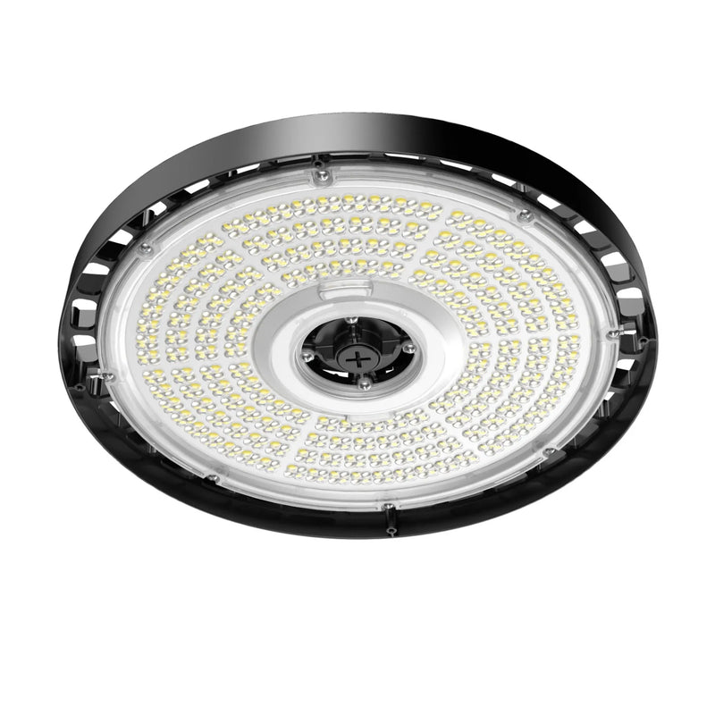 LED UFO High Bay, 33,600 Lumens, Wattage and CCT Selectable, 120-277V, Black or White Finish