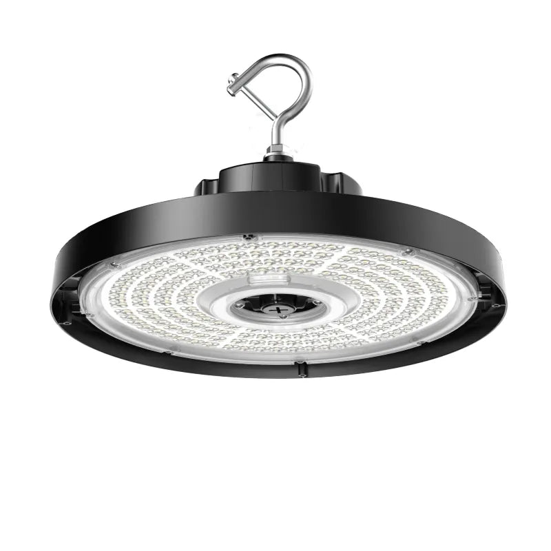 LED UFO High Bay, 33,600 Lumens, Wattage and CCT Selectable, 120-277V, Black or White Finish