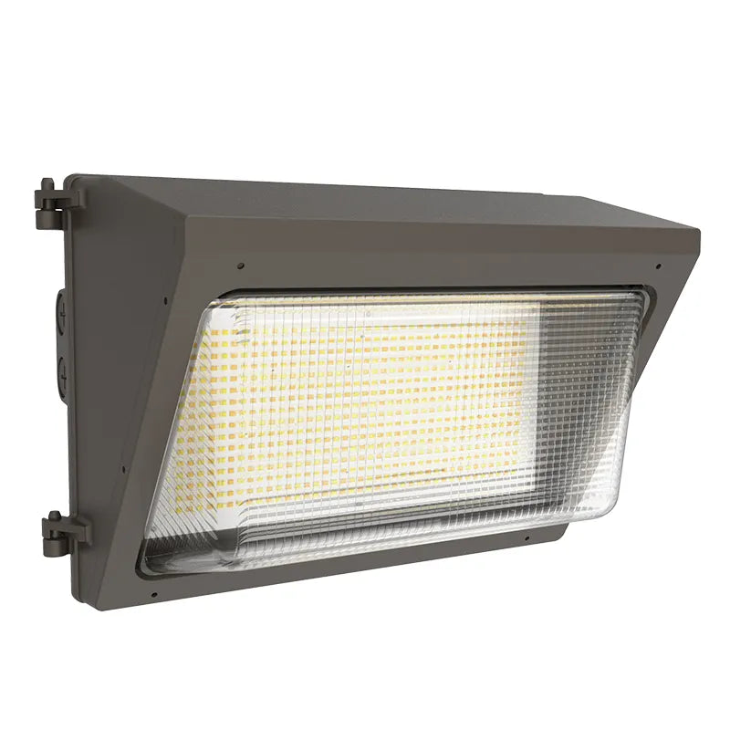 Traditional Wall Pack Full Control of Beam Angle, 16200 Lumen Max, Wattage and CCT Selectable, 120-277V