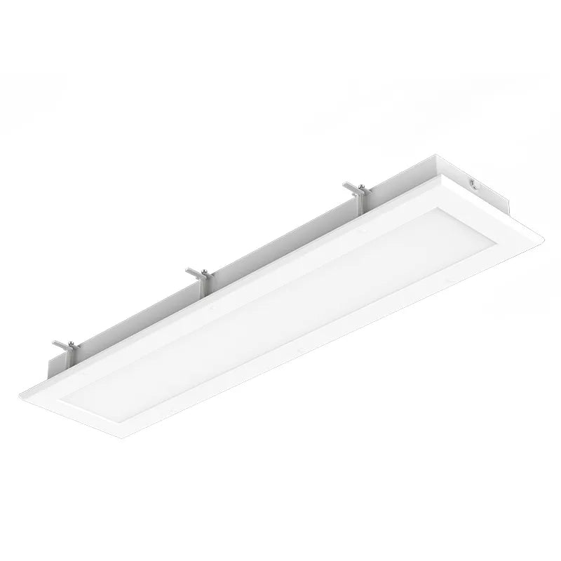 NSF and IP65 Rated 1X4 Flat Panel, 5000 Lumen Max, Wattage and CCT Selectable, 120-277V