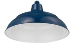 Millennium Lighting 17" RLM Warehouse Shade Goose Neck Mount, Navy Blue Finish