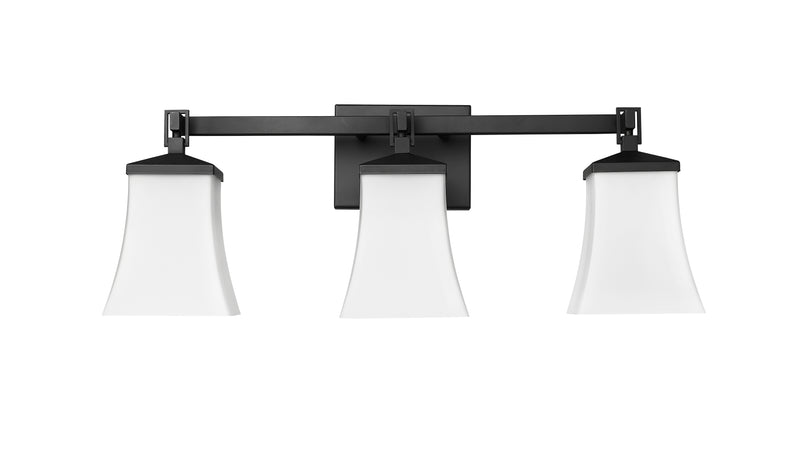 Vanity Light, Sonorra Collection, Matte Black, 120V