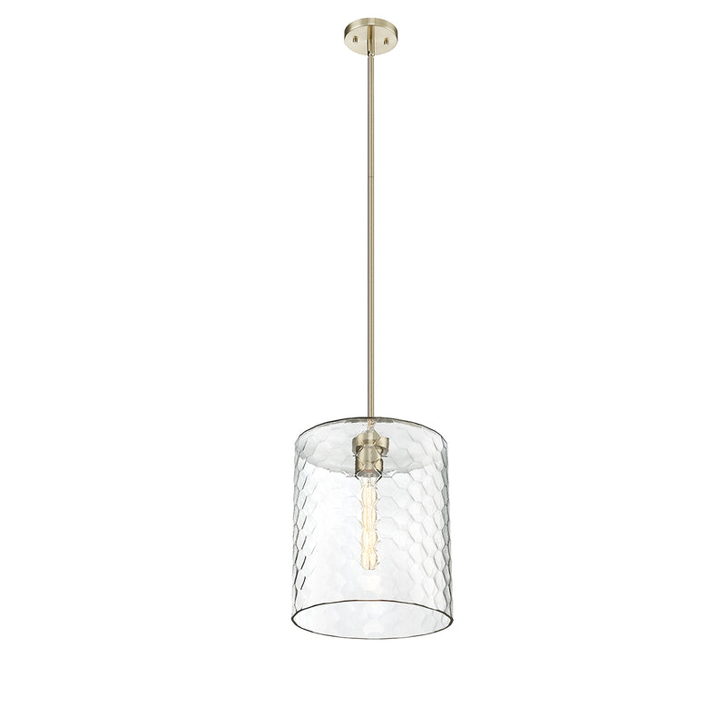 Pendant Light, Brushed Nickel or Modern Gold Finish, Ashli Collection