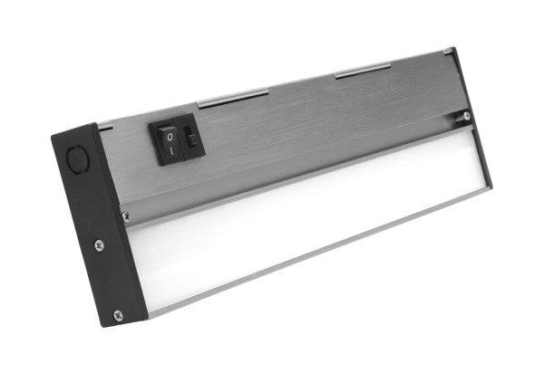 12.5" LED Undercabinet Light, CCT Selectable, 120V, Black, Nickel, Oil-Rubbed Bronze, and White