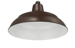 Millennium Lighting 17" RLM Warehouse Shade Goose Neck Mount, Architectural Bronze Finish