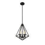 Pendant Light, Matte Black or Gold Finish, Dawes Collection