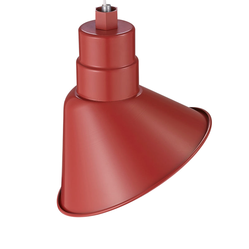 Millennium Lighting 10" RLM Angle Shade, Satin Red Finish