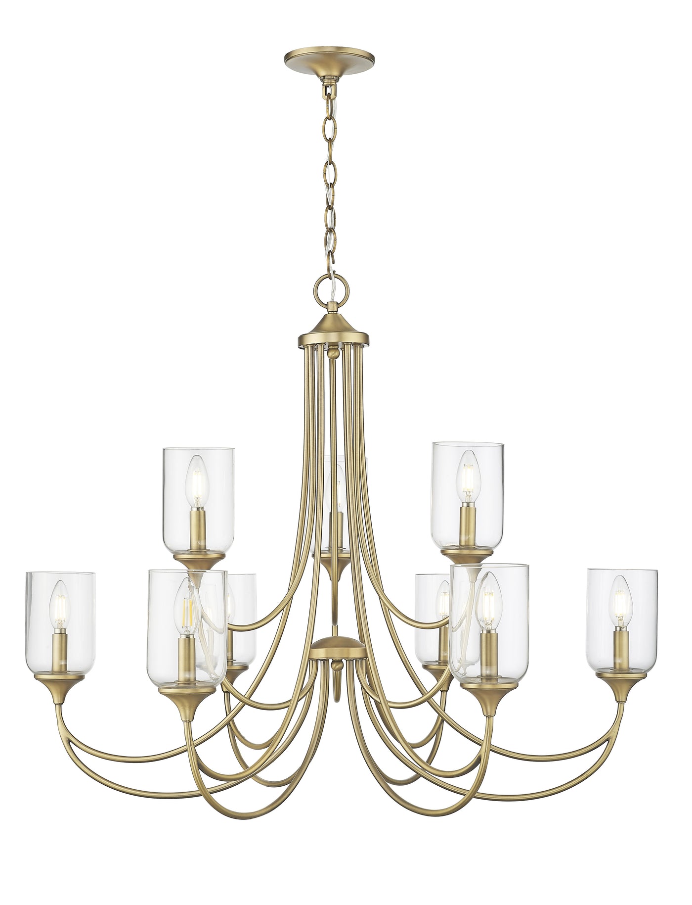 9 Light Chandelier Ceiling Light, Waddingham Collection