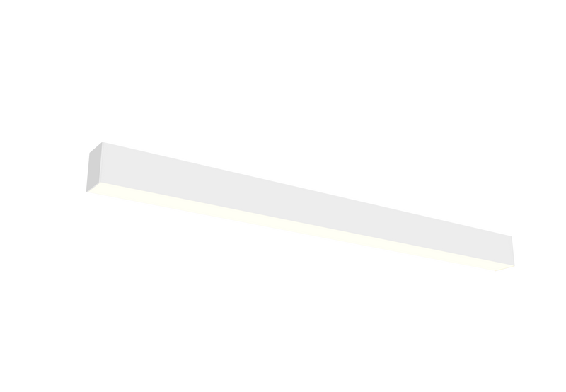 4 FT LED Direct/Indirect Suspended Linear Fixture G2, 6900 Lumen Max, Wattage and CCT Selectable, 120-277V, Black, White, or Silver Finish