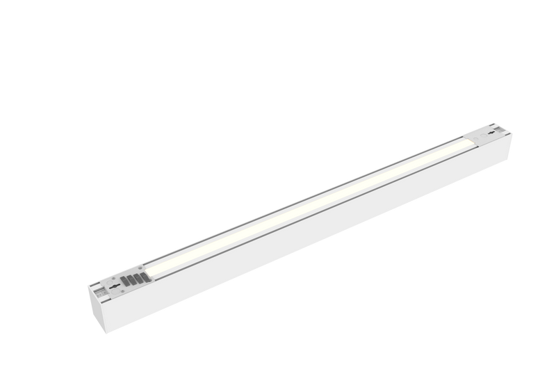 4 FT LED Direct/Indirect Suspended Linear Fixture G2, 6900 Lumen Max, Wattage and CCT Selectable, 120-277V, Black, White, or Silver Finish