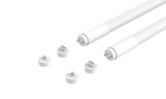 10PK 8FT Joinable LED T8 Tube Light, Type A+B, Double End Power, 5200 Lumens, 42W, 4000K or 5000K, 120-277V