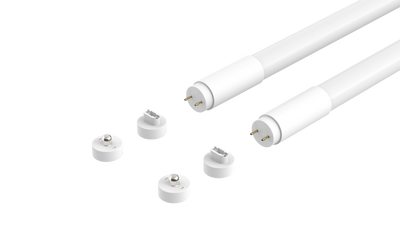 10PK 8FT Joinable LED T8 Tube Light, Type A+B, Double End Power, 5200 Lumens, 42W, 4000K or 5000K, 120-277V