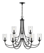 9 Light Chandelier Ceiling Light, Waddingham Collection