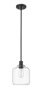 Mini-Pendant Light, Brushed Nickel, Matte Black, Modern Gold or Rubbed Bronze Finish, Asheville Collection