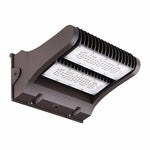 LED Adjustable Wall Pack, 80 Watt, 10400 Lumens,120-277V, 3000K, 4000K, or 5000K CCT Available, Bark Bronze