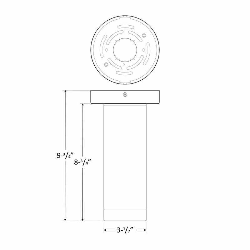 3" Ceiling Mount Cylinder Light, 675 Lumens, CCT & Wattage Selectable, 120-277V, White