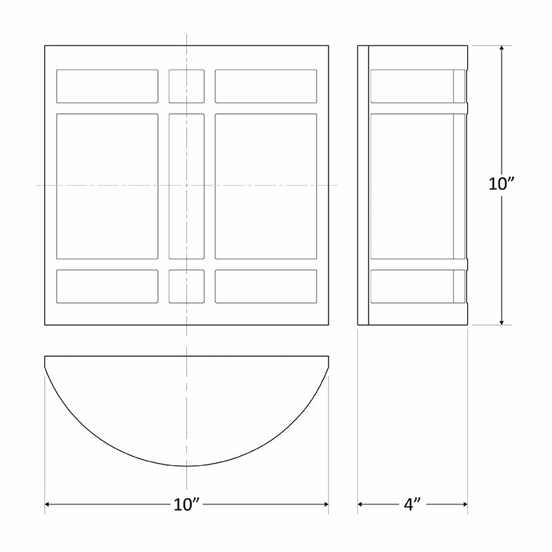 Westgate LED Outdoor Decorative Wide Wall Sconce, CCT Selectable, 120V