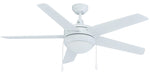 Mirage LED 5-blade Ceiling Fan Light, 50" Sweep, 16W, 3000K, 120V