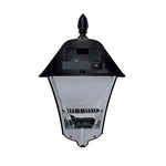 2 Pack Baytown II Sconce Solar Lamp, 100 Lumens, 2W, 2700K, Black or White Finish