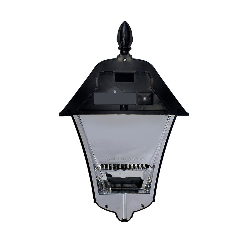 2 Pack Baytown II Sconce Solar Lamp, 100 Lumens, 2W, 2700K, Black or White Finish